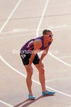 Niall Flannery, 400 metres hurdles at the Glasgow Diamond League. Photo: David T. Hewitson/Sports for All Pics